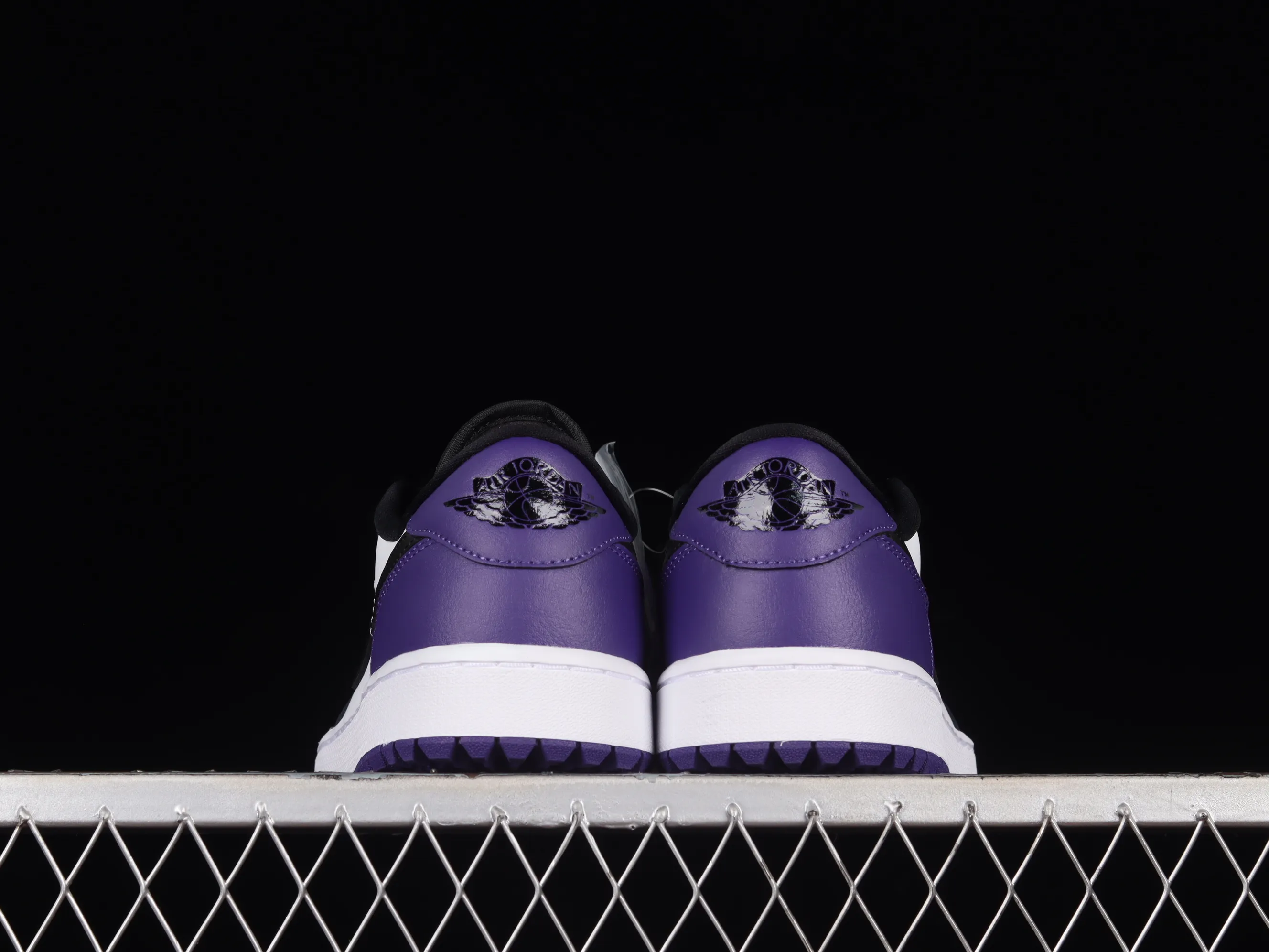 All categories Air Jordan Jordan series basketball shoes Air Jordan 1 Low G version pure original Air Jordan 1 Low Golf "White Purple" AJ1 Joe 1 new golf version white and purple color DD9315-105